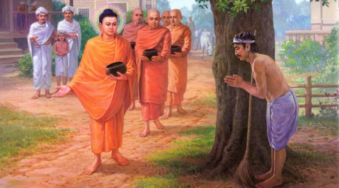 Chuyện về Tỳ khưu Sunita xuất gia phạm hạnh